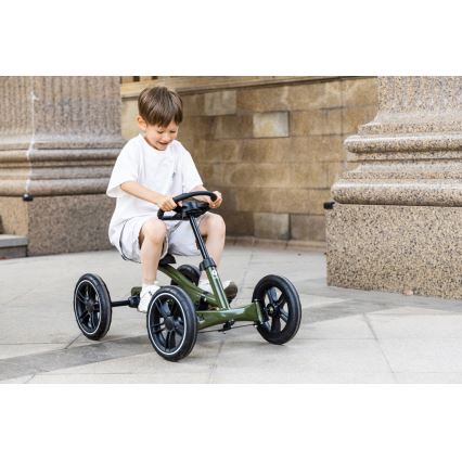 QPlay - Dětská čtyřkolka GO KART zelená