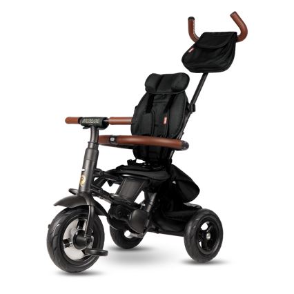 QPlay - Dětská tříkolka 6v1 RITO DELUXE (Limited special edition) černá