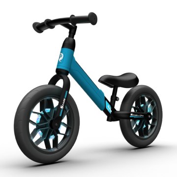 QPlay - Odrážedlo s LED světly na kolech SPARK modrá