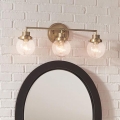 Quintiesse - Koupelnové nástěnné svítidlo POPPY 3xE27/60W/230V IP44 zlatá