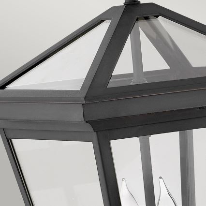 Quintiesse - Venkovní nástěnná lampa ALFORD M 2xE14/40W/230V IP44 černá