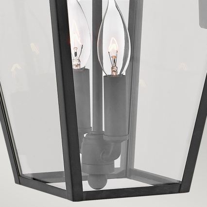 Quintiesse - Venkovní nástěnná lampa ALFORD M 2xE14/40W/230V IP44 černá