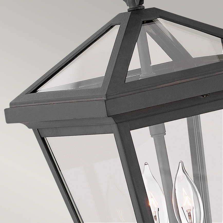 Quintiesse - Venkovní nástěnná lampa ALFORD S 2xE14/40W/230V IP44 černá