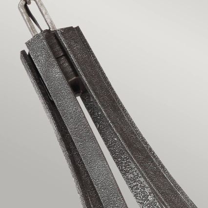 Quintiesse - Lustr na řetězu ANGELO 6xE27/60W/230V dekor dub