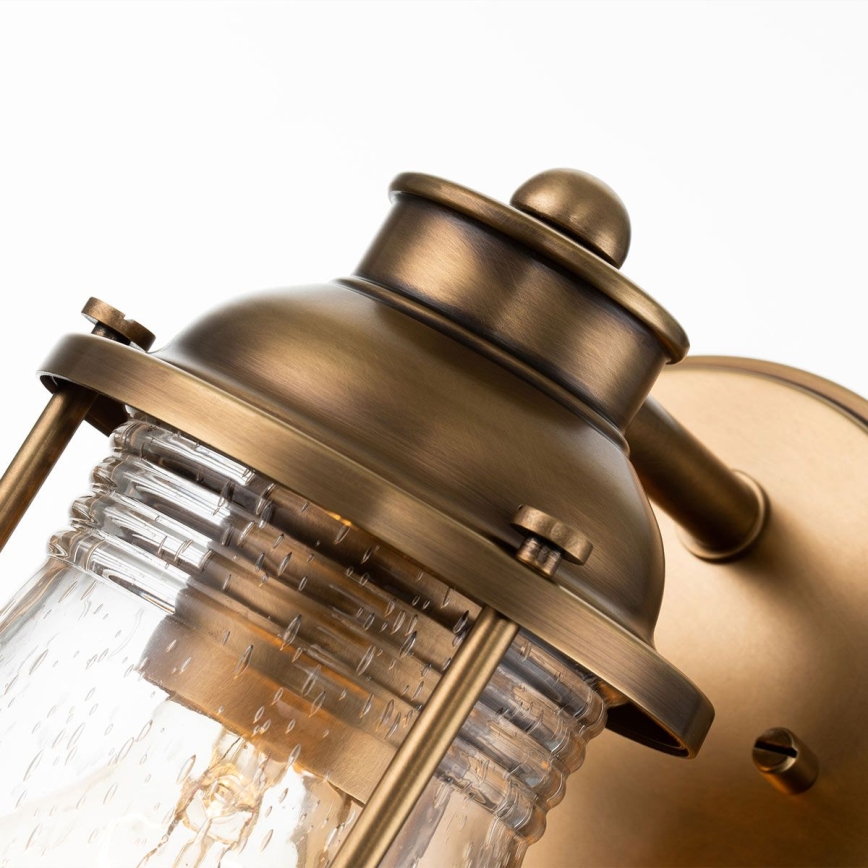 Quintiesse - Venkovní nástěnná lampa ASHLAND BAY 1xE27/60W/230V IP44 bronzová