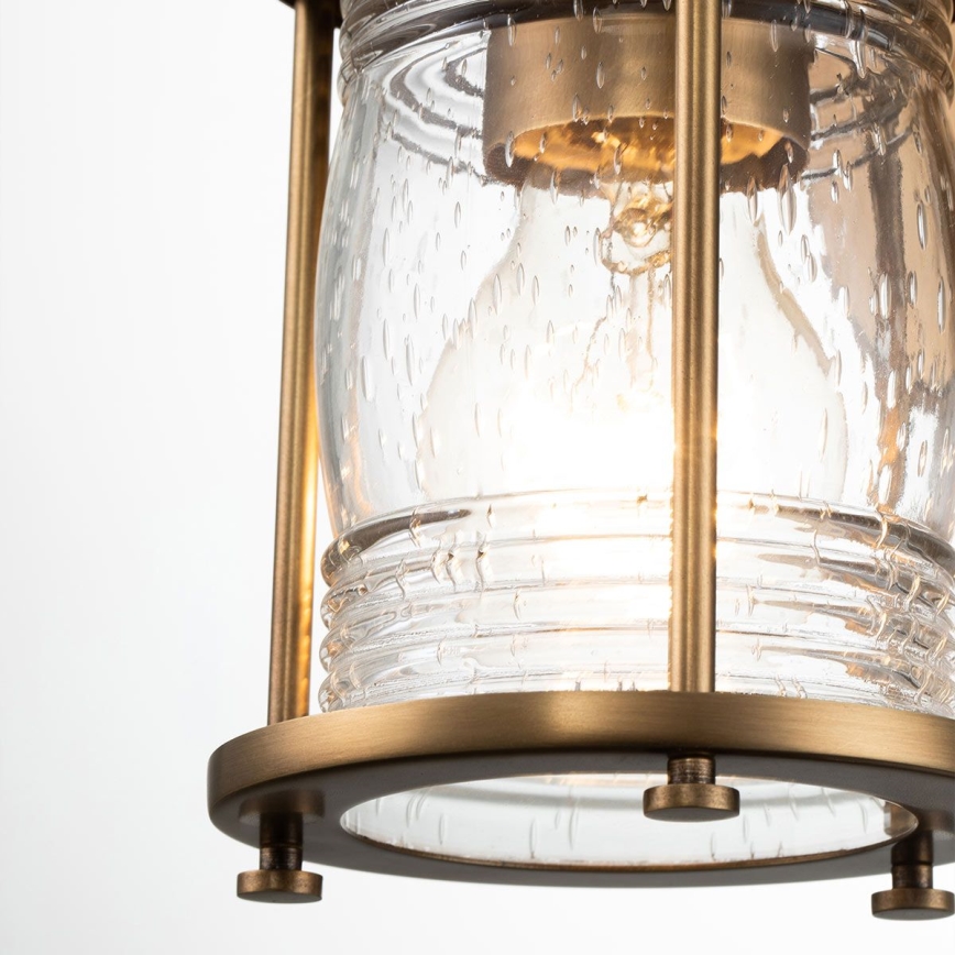 Quintiesse - Venkovní nástěnná lampa ASHLAND BAY 1xE27/60W/230V IP44 bronzová