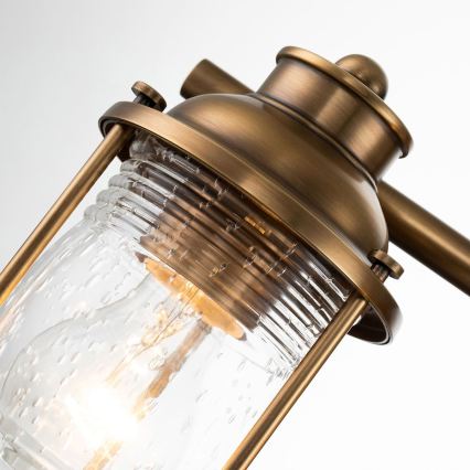 Quintiesse - Venkovní nástěnná lampa ASHLAND BAY 3xE27/60W/230V IP44 bronzová