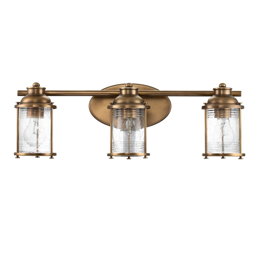 Quintiesse - Venkovní nástěnná lampa ASHLAND BAY 3xE27/60W/230V IP44 bronzová