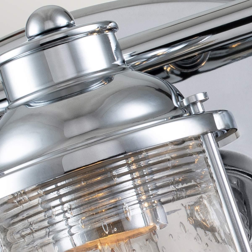 Quintiesse - Venkovní nástěnná lampa ASHLAND BAY 3xE27/60W/230V IP44 lesklý chrom