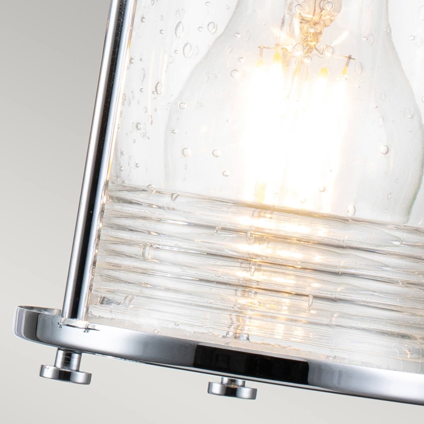 Quintiesse - Venkovní nástěnná lampa ASHLAND BAY 3xE27/60W/230V IP44 lesklý chrom