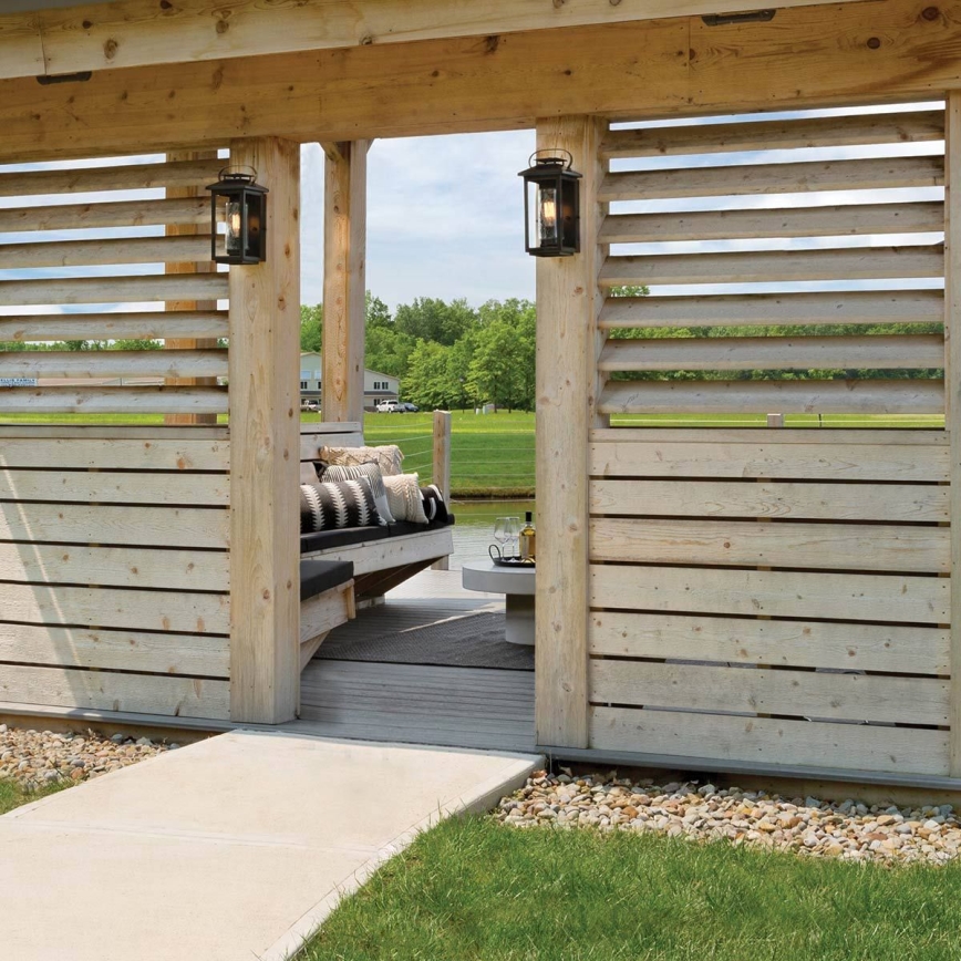 Quintiesse - Venkovní nástěnné svítidlo ATWATER S 1xE27/60W/230V IP44 černá