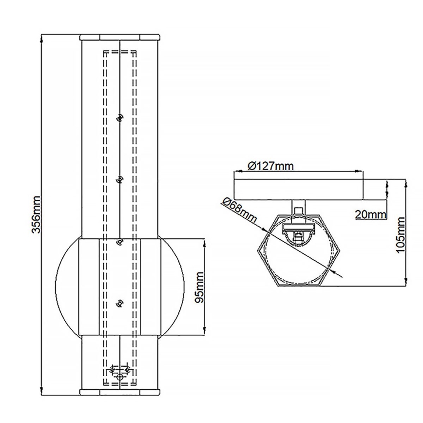 Quintiesse - LED Koupelnové nástěnné svítidlo FACET LED/12W/230V IP44 zlatá