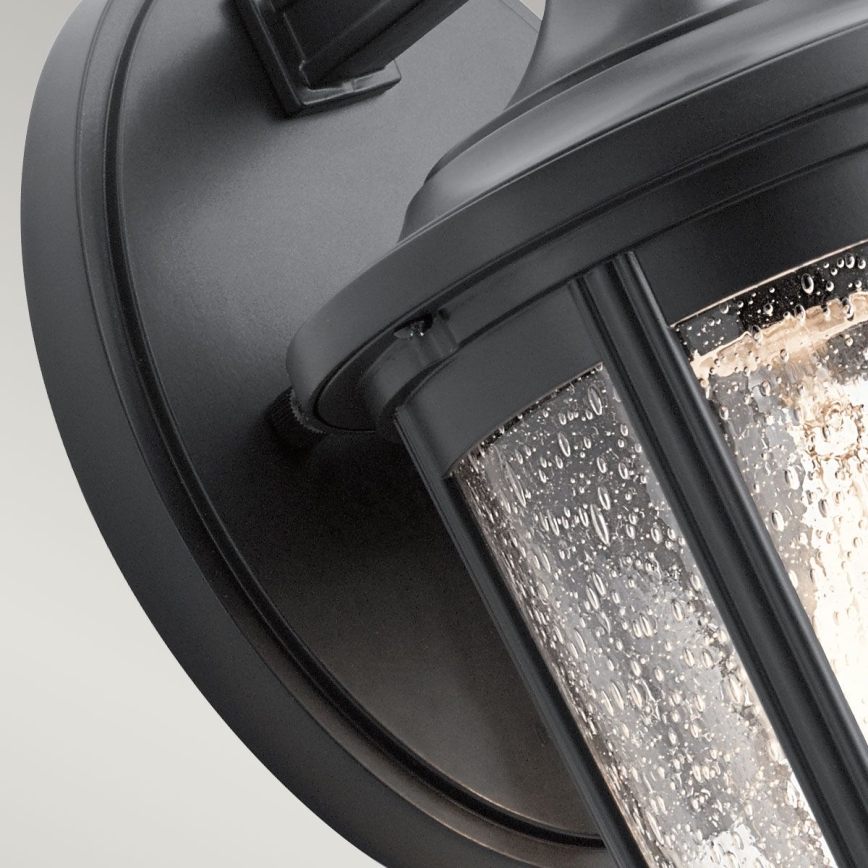 Quintiesse - Venkovní nástěnná lampa FAIRFIELD M 1xE27/60W/230V IP44 černá