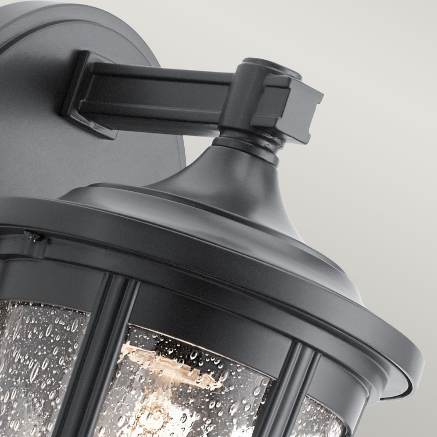 Quintiesse - Venkovní nástěnná lampa FAIRFIELD M 1xE27/60W/230V IP44 černá