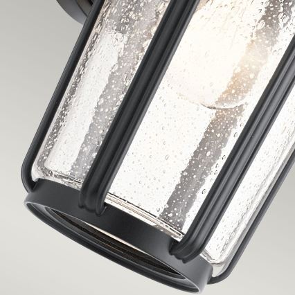 Quintiesse - Venkovní nástěnná lampa FAIRFIELD M 1xE27/60W/230V IP44 černá