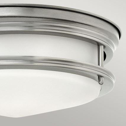 Quintiesse - Venkovní stropní svítidlo HADRIAN 2xE27/40W/230V pr. 30,5 cm IP44 matný chrom