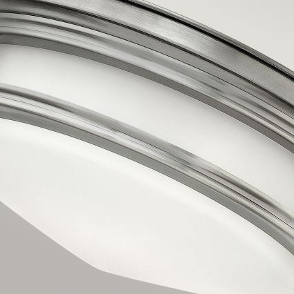 Quintiesse - Venkovní stropní svítidlo HADRIAN 2xE27/40W/230V pr. 30,5 cm IP44 matný chrom