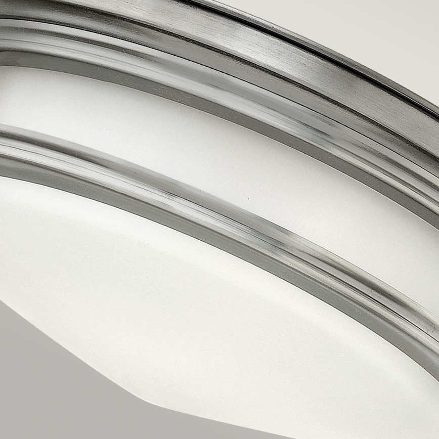 Quintiesse - Venkovní stropní svítidlo HADRIAN 2xE27/40W/230V pr. 30,5 cm IP44 matný chrom