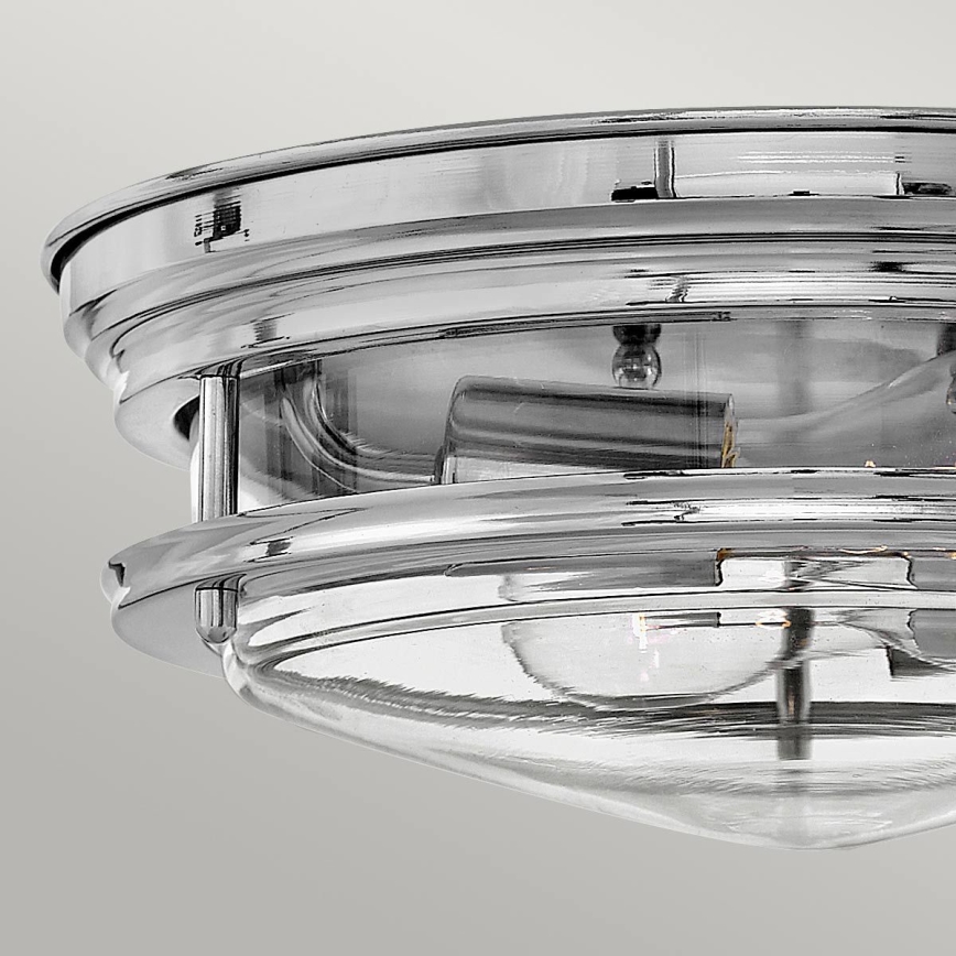 Quintiesse - Venkovní stropní svítidlo HADRIAN 2xE27/40W/230V pr. 27,8 cm IP44 lesklý chrom