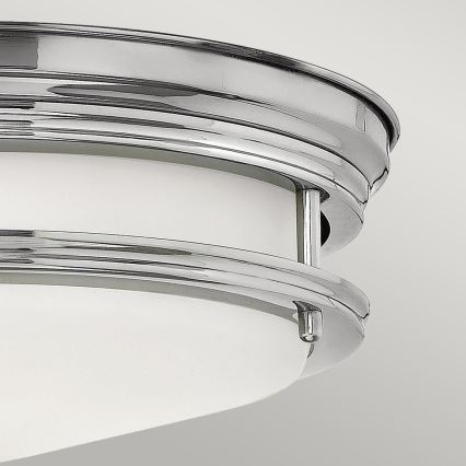 Quintiesse - Venkovní stropní svítidlo HADRIAN 2xE27/40W/230V pr. 27,8 cm IP44 lesklý chrom