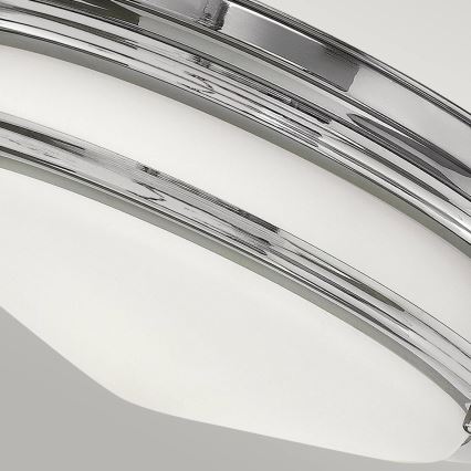 Quintiesse - Venkovní stropní svítidlo HADRIAN 2xE27/40W/230V pr. 27,8 cm IP44 lesklý chrom