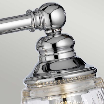 Quintiesse - LED Koupelnová nástěnná lampa KEYNES 2xG9/3W/230V IP44 lesklý chrom