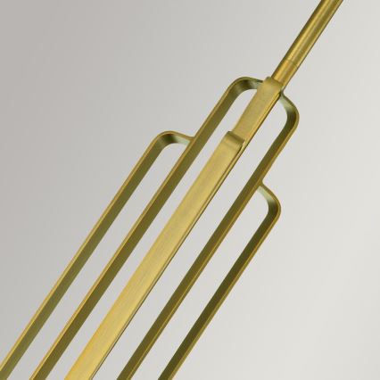 Quintiesse - Lustr na tyči KIMROSE 1xE27/60W/230V pr. 17,8 cm zlatá