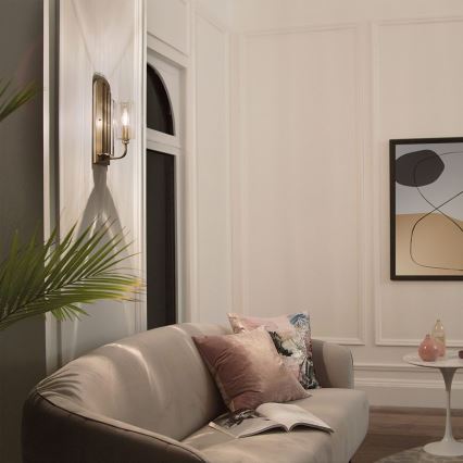 Quintiesse - Nástěnné svítidlo KIMROSE 1xE14/40W/230V zlatá