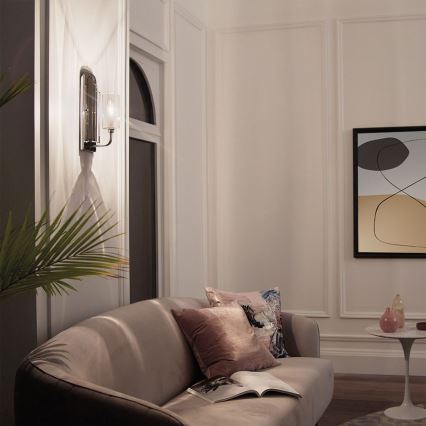 Quintiesse - Nástěnné svítidlo KIMROSE 1xE14/40W/230V lesklý chrom