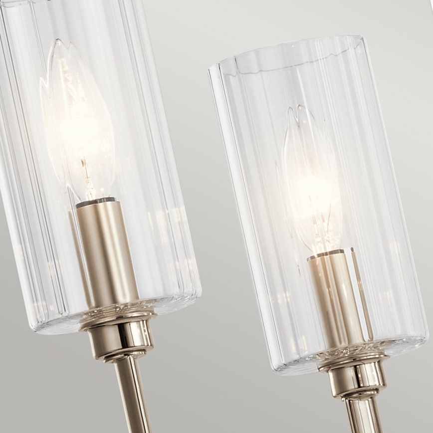 Quintiesse - Lustr na tyči KIMROSE 6xE14/40W/230V pr. 68,6 cm lesklý chrom