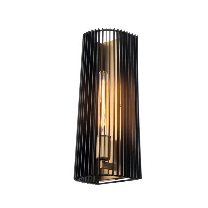 Quintiesse - Nástěnné svítidlo LINARA 1xE27/60W/230V černá/zlatá
