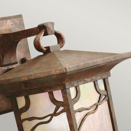 Quintiesse - Venkovní nástěnná lampa MORRIS S 1xE27/60W/230V IP44 bronzová