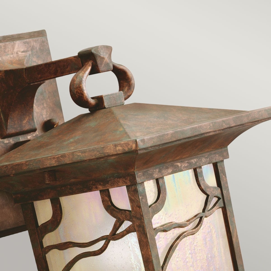 Quintiesse - Venkovní nástěnná lampa MORRIS S 1xE27/60W/230V IP44 bronzová