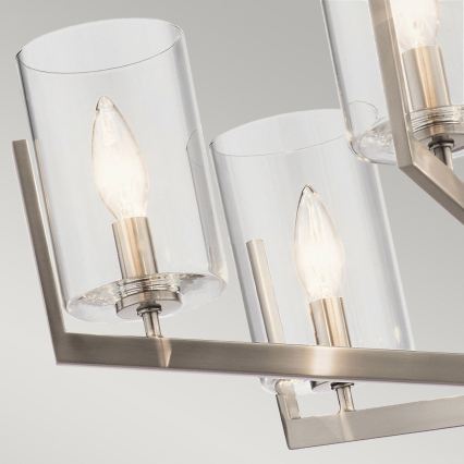 Quintiesse - Lustr na tyči NYE 6xE14/40W/230V pr. 71,1 cm matný chrom