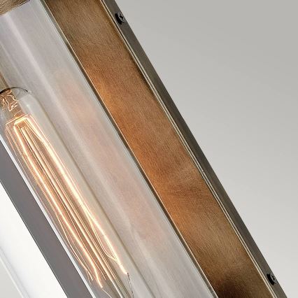 Quintiesse - Venkovní nástěnné svítidlo PEARSON M 1xE27/60W/230V IP44 bronzová