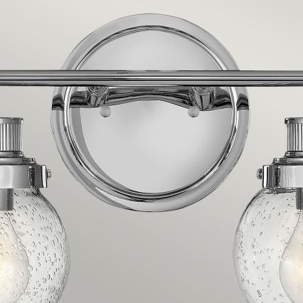 Quintiesse - Koupelnové nástěnné svítidlo POPPY 2xE27/60W/230V IP44 lesklý chrom