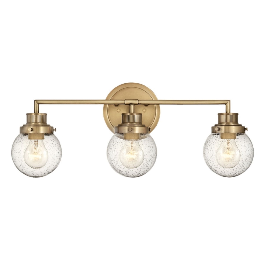 Quintiesse - Koupelnové nástěnné svítidlo POPPY 3xE27/60W/230V IP44 zlatá