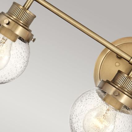 Quintiesse - Koupelnové nástěnné svítidlo POPPY 3xE27/60W/230V IP44 zlatá