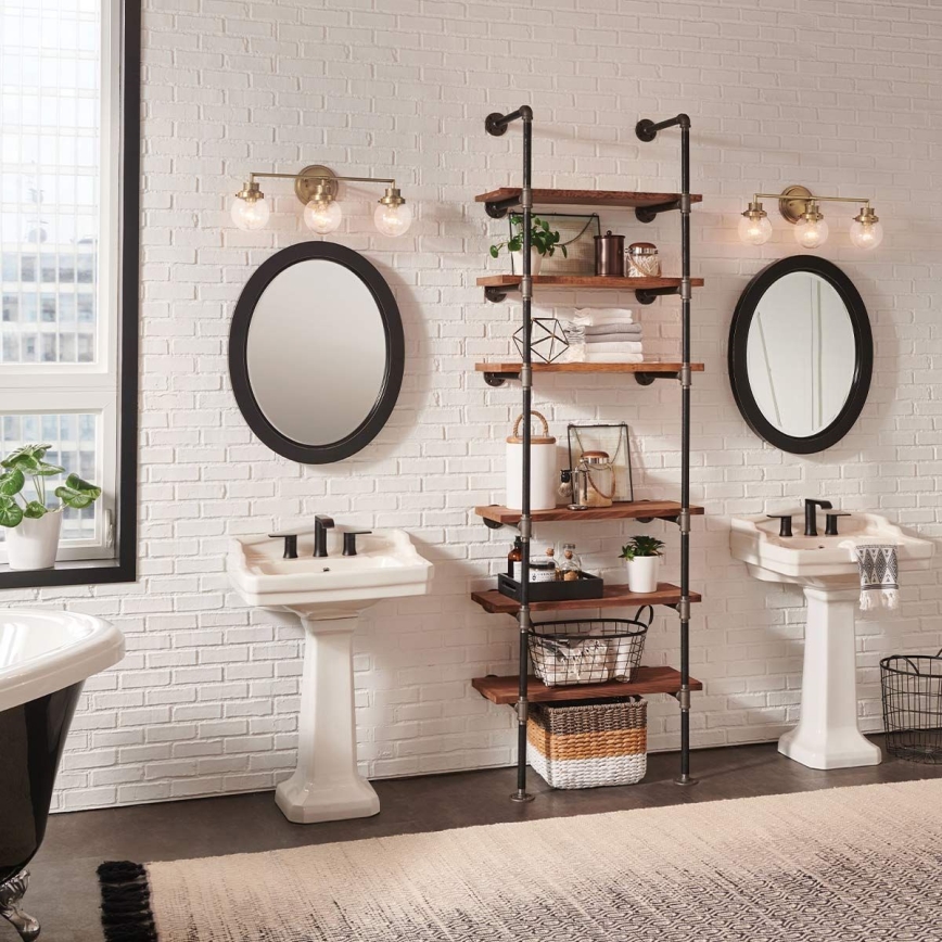 Quintiesse - Koupelnové nástěnné svítidlo POPPY 3xE27/60W/230V IP44 zlatá