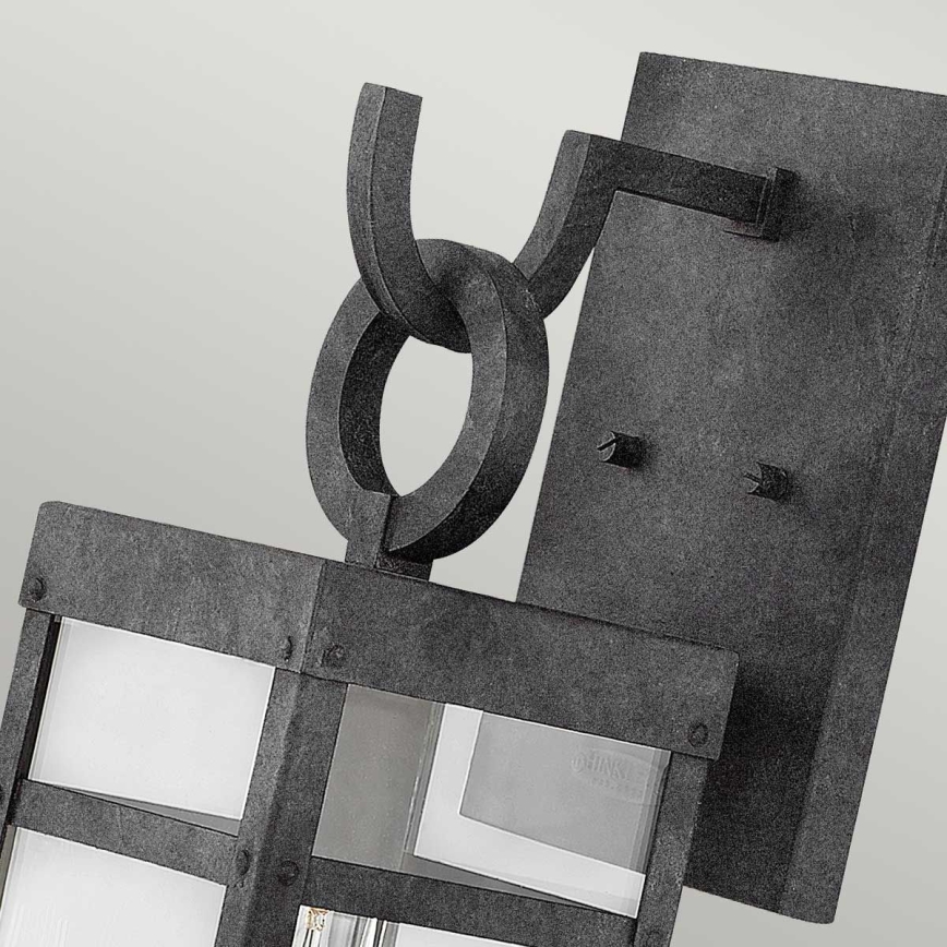 Quintiesse - Venkovní nástěnná lampa PORTER M 1xE27/60W/230V IP44 černá