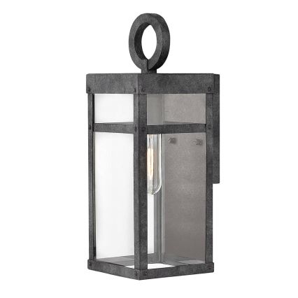 Quintiesse - Venkovní nástěnné svítidlo PORTER S 1xE27/60W/230V IP44 černá