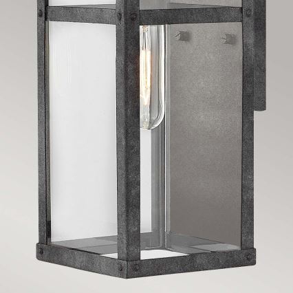 Quintiesse - Venkovní nástěnné svítidlo PORTER S 1xE27/60W/230V IP44 černá