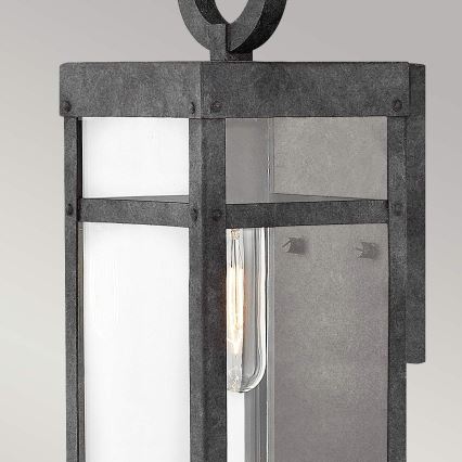 Quintiesse - Venkovní nástěnné svítidlo PORTER S 1xE27/60W/230V IP44 černá