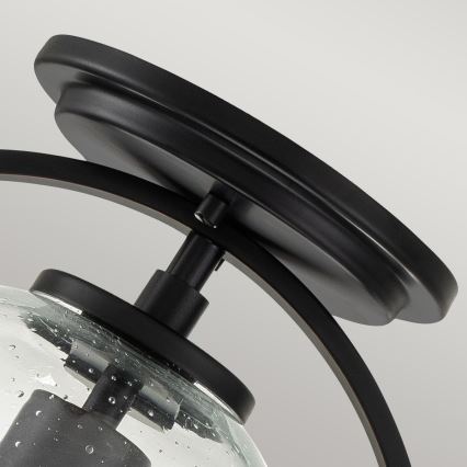 Quintiesse - Stropní svítidlo SOMERSET 1xE27/60W/230V pr. 28,2 cm černá