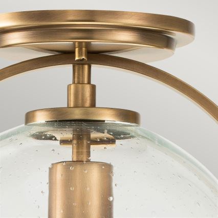 Quintiesse - Stropní svítidlo SOMERSET 1xE27/60W/230V pr. 28,2 cm zlatá