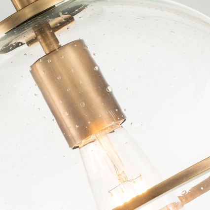 Quintiesse - Stropní svítidlo SOMERSET 1xE27/60W/230V pr. 28,2 cm zlatá