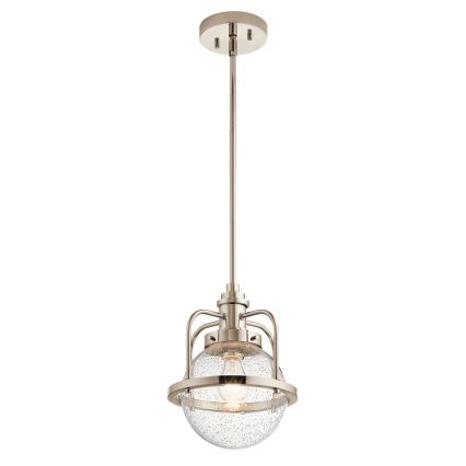 Quintiesse - Venkovní lustr na tyči TRIOCENT 1xE27/40W/230V IP44 lesklý chrom