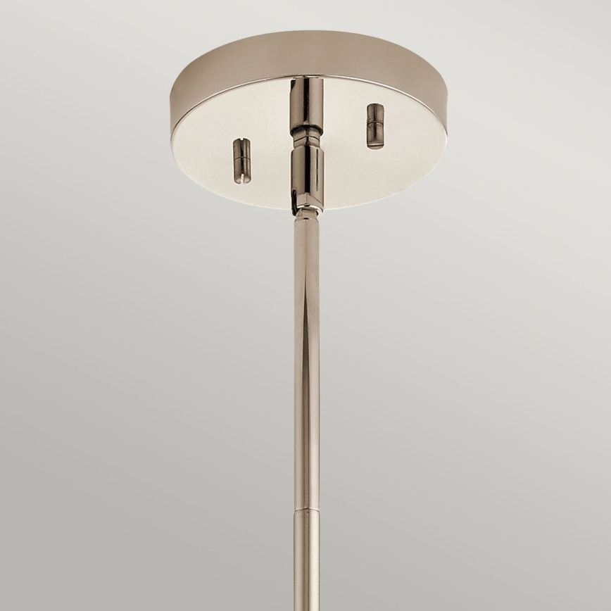 Quintiesse - Venkovní lustr na tyči TRIOCENT 1xE27/40W/230V IP44 lesklý chrom