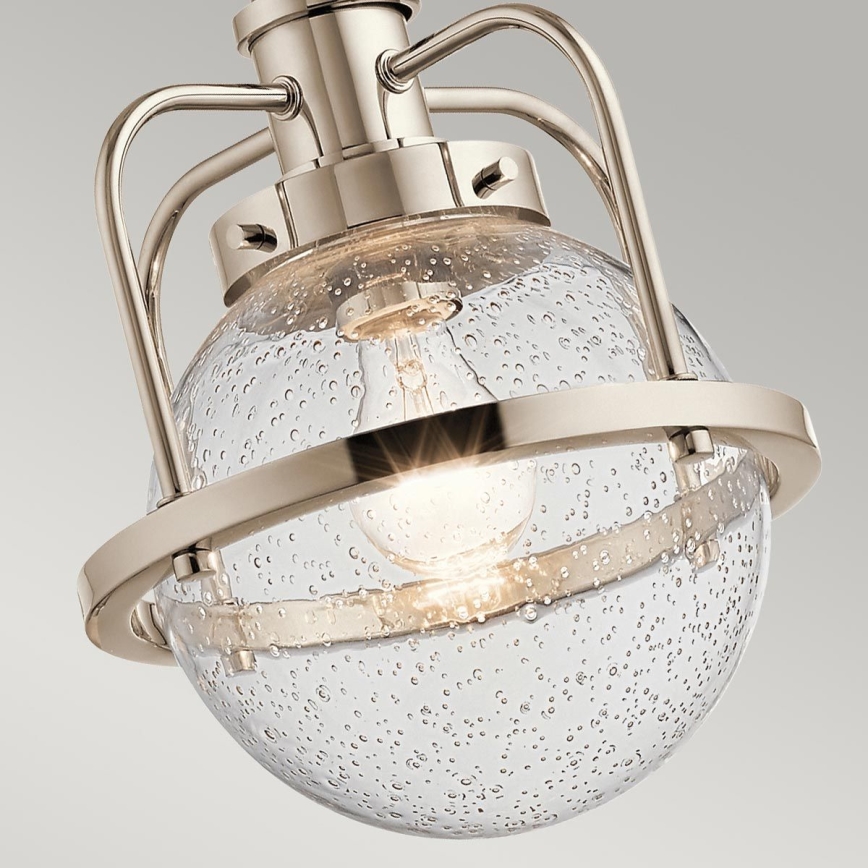 Quintiesse - Venkovní lustr na tyči TRIOCENT 1xE27/40W/230V IP44 lesklý chrom