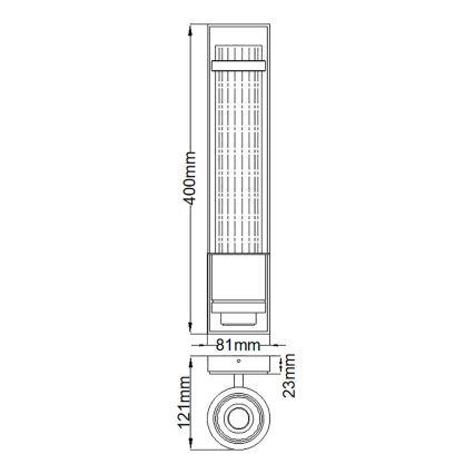 Quintiesse - Koupelnové nástěnné svítidlo WELLINGTON 1xE27/60W/230V IP44 lesklý chrom